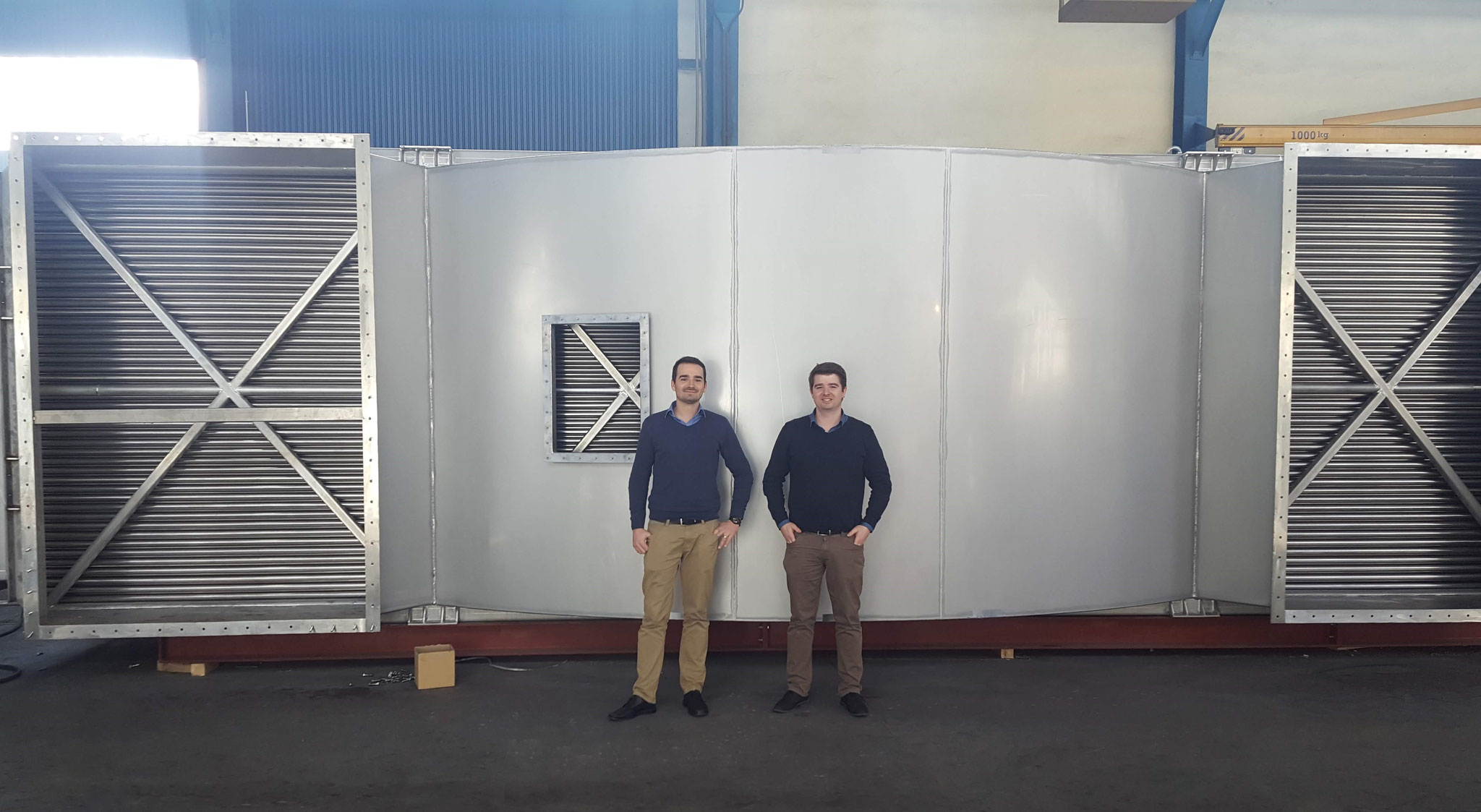 DELIVERY OF 30 TONS GAS-TO-GAS HEAT RECUPERATOR